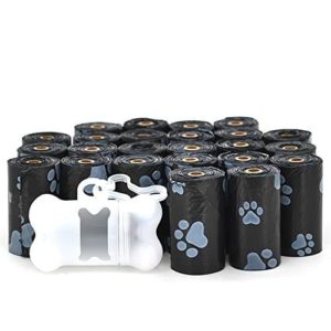 Leak Proof and Tear Resistant Best Pet Supplies Dog Poop Bags for Waste Refuse Cleanup Thick Plastic Doggy Roll Replacements for Outdoor Puppy Walking and Travel 
