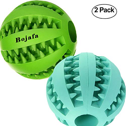 Bojafa Best Dog Teething Toys Ball Nontoxic Durable Dog IQ Puzzle Chew Toys  for Puppy Small Large Dog Teeth Cleaning/Chewing/Playing/Treat Dispensing  (2 Pack) - Cavachons By Design